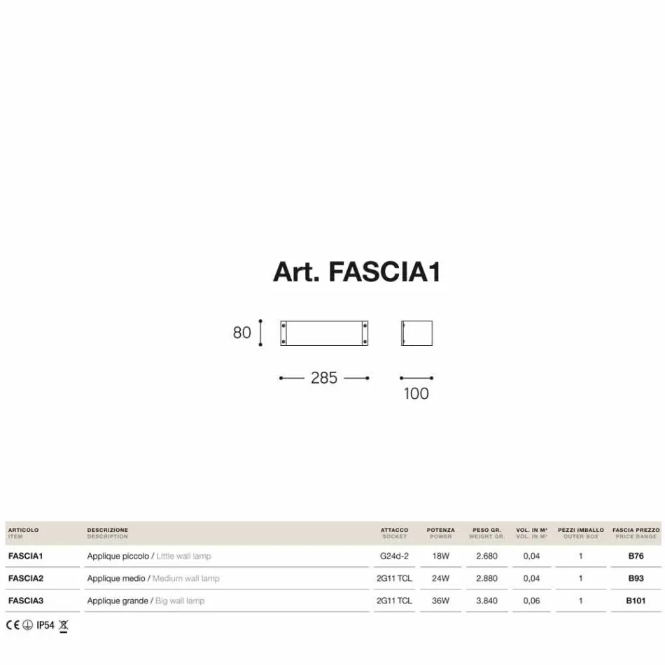 Moda aplikacja małe miedzi i biały metakrylan Viadurini