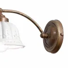 Art nouveau aplikacja konstrukcja ceramiczna Anita Il Fanale Viadurini