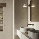 Anita Il Fanale liberty design ceramiczna lampa ścienna Viadurini