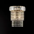 Wyprodukowano we Włoszech. Żelazo i złoto. Aplikacja z kryształkami do dekoracji wnętrz - Kijów Viadurini