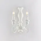 Kinkiety z drewna i lakierowanego żelaza, wykonane we Włoszech, do dekoracji wnętrz – Toskania Viadurini