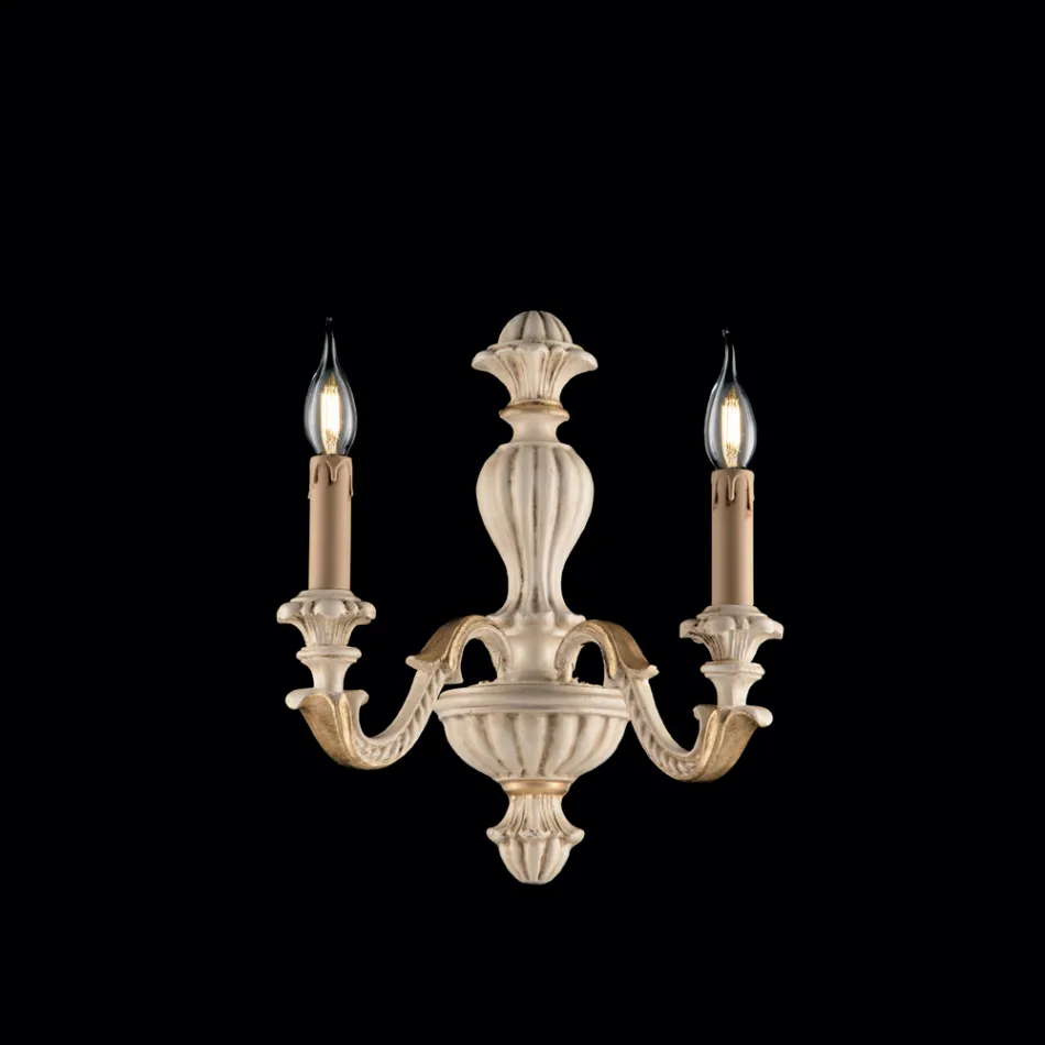 Drewniane kinkiety do dekoracji wnętrz, wyprodukowane we Włoszech – Mediolan Viadurini