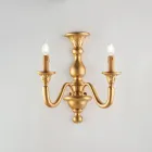 Drewniane kinkiety do dekoracji wnętrz, wyprodukowane we Włoszech - Siena Viadurini