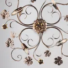 Chromowana metalowa lampa ścienna LED do eleganckiego i funkcjonalnego oświetlenia – Fiore Viadurini