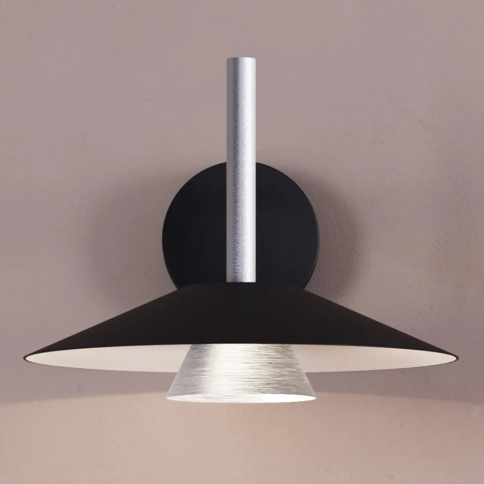 Metalowe kinkiety w różnych wykończeniach Wyprodukowano we Włoszech - Mira Viadurini