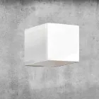 Kinkiet z mosiądzu i gipsu Made in Italy - Cubetto Aldo Bernardi Viadurini