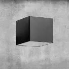 Kinkiet z mosiądzu i gipsu Made in Italy - Cubetto Aldo Bernardi Viadurini