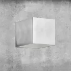 Kinkiet z mosiądzu i gipsu Made in Italy - Cubetto Aldo Bernardi Viadurini