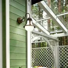 Ściana z mosiądzu i szkła dmuchanego Loggia Viadurini