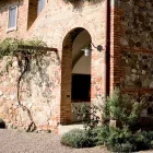 Kinkiet zewnętrzny w stylu vintage z mosiądzu, szkło opalowe IP44 - Elfico Viadurini