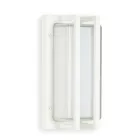 Antyczna mosiężna lampa ścienna, oprawka E27 i nastrojowe światło, wyprodukowane we Włoszech - kryształ Viadurini