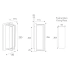 Antyczna mosiężna lampa ścienna, oprawka E27 i nastrojowe światło, wyprodukowane we Włoszech - kryształ Viadurini