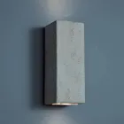 Smith - Toscot zewnętrzny kinkiet LED w stylu ceramicznym H 24 cm Viadurini