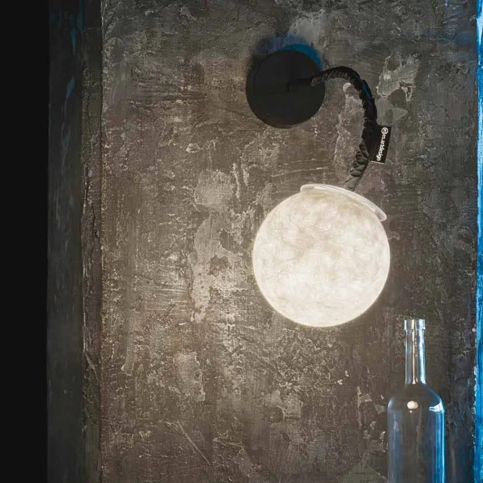 Współczesne oświetlenie ścienne In-es.artdesign Lampka ścienna Nebulite Micro Luna Viadurini
