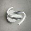 Nowoczesny kinkiet w srebrnym metalu, minimalistyczny design Led Wall - Lumino