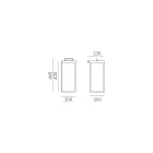 Zewnętrzny kinkiet z mosiądzu Made in Italy - Sunny Viadurini