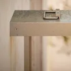 Zewnętrzny kinkiet z mosiądzu Made in Italy - Sunny Viadurini