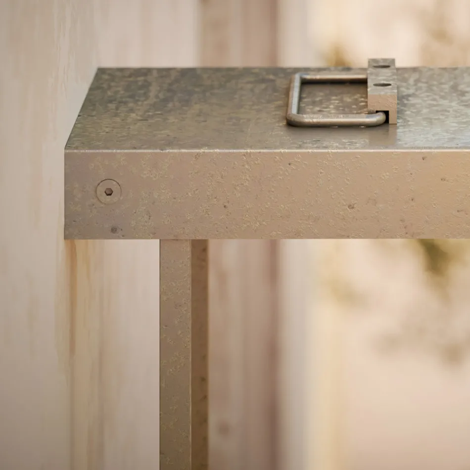 Zewnętrzny kinkiet z mosiądzu Made in Italy - Sunny Viadurini