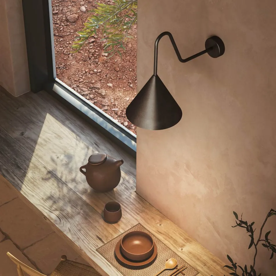 Wewnętrzny kinkiet z grafenu Made in Italy - Rain Viadurini