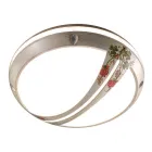 Kinkiet ogrodowy lub lampa sufitowa z ręcznie malowanego aluminium - Brindisi Viadurini