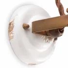 Aplikacja regulowany ceramiczne i metalowe reflektor Kendra Ferroluce Viadurini