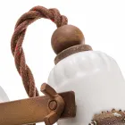 Aplikacja regulowany ceramiczne i metalowe reflektor Kendra Ferroluce Viadurini