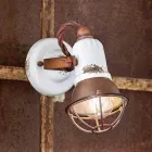 Aplikacja regulowany ceramiczne i metalowe reflektor Kendra Ferroluce Viadurini