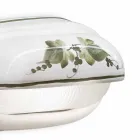 Poziomy kinkiet zewnętrzny w ceramiczne ręcznie malowane kwiaty - Brindisi Viadurini