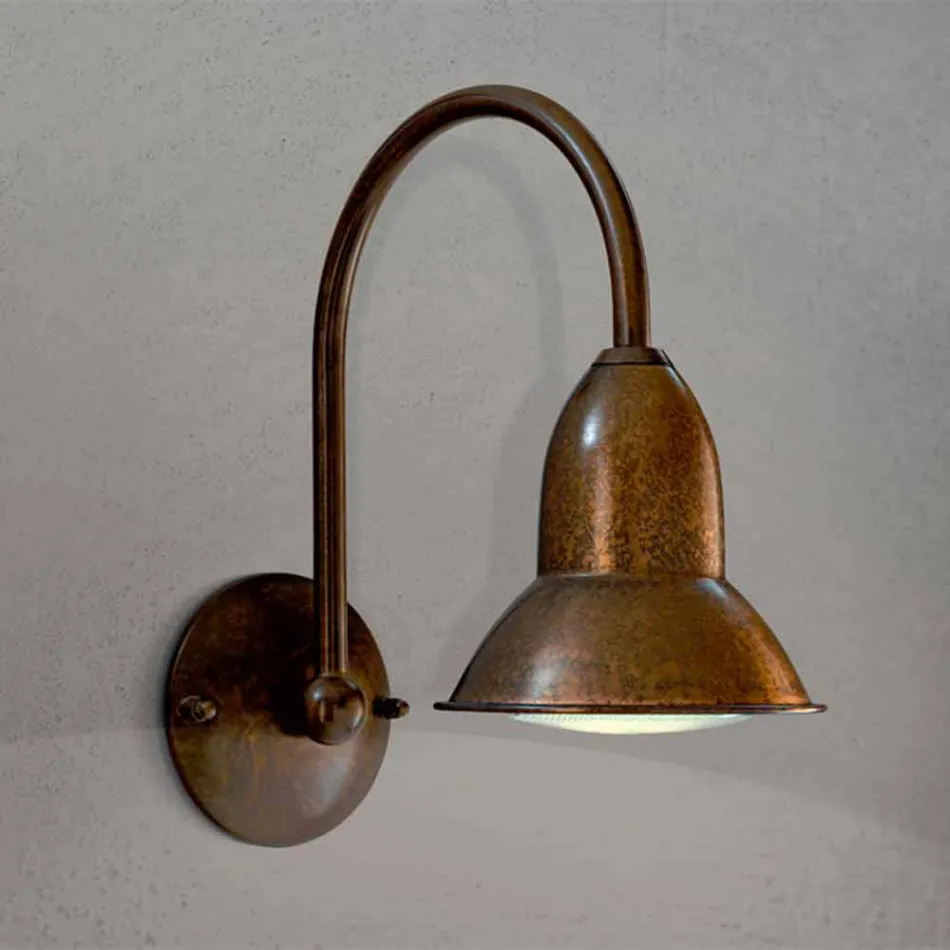 Ściana zewnętrzna wykończenie mosiądz niklowy Jasmine Viadurini