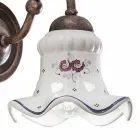 Ręcznie wykonana aplikacja z żelaza i ceramiki w stylu vintage i ręcznie zdobiona - Chieti Viadurini