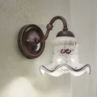 Ręcznie wykonana aplikacja z żelaza i ceramiki w stylu vintage i ręcznie zdobiona - Chieti Viadurini