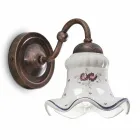 Ręcznie wykonana aplikacja z żelaza i ceramiki w stylu vintage i ręcznie zdobiona - Chieti Viadurini