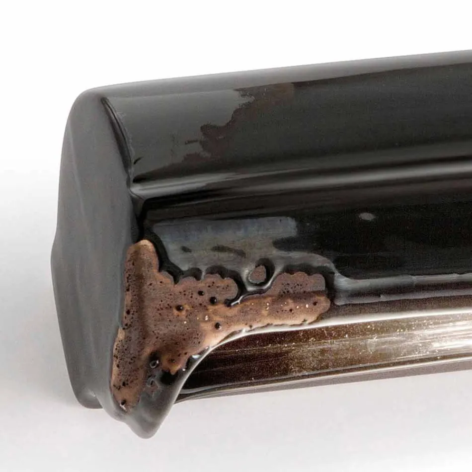 aplikacja Vintage rękodzieło ceramiczne polerowane Ethel Ferroluce Viadurini