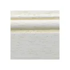 Patynowana biała drewniana szafa z 2 drzwiami Made in Italy - Agni Viadurini