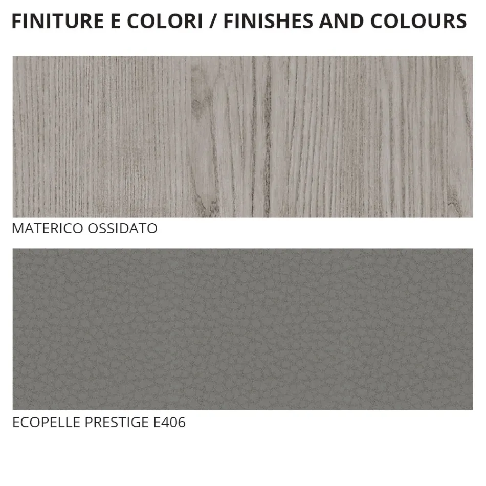 Meble do sypialni z 4 elementami Made in Italy - Lucania Viadurini