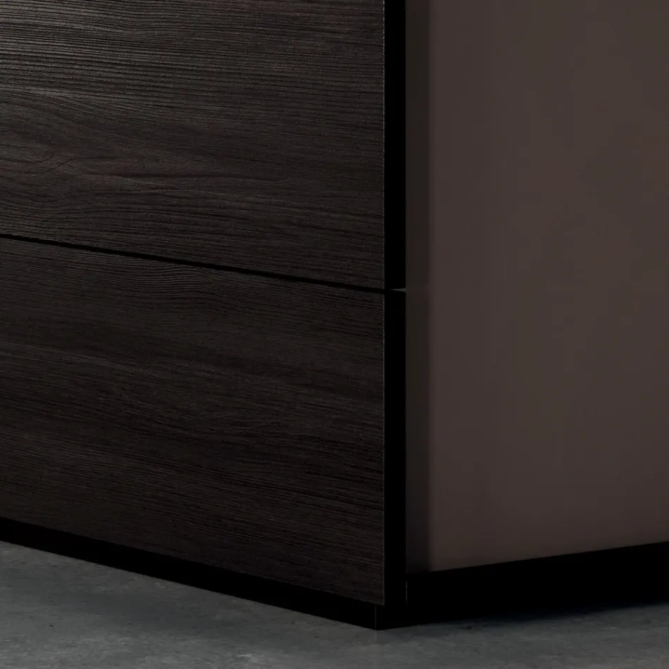 Meble do sypialni z 5 elementami Made in Italy - Scampia Viadurini