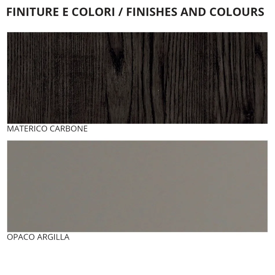 Meble do sypialni z 5 elementami Made in Italy - Scampia Viadurini