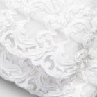 Białe bawełniane ręczniki frotte z koronką 2 sztuki Włoski luksus - małżonkowie Viadurini