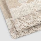 Ręczniki do twarzy i gości z bawełnianej froty z luksusową koronką Farnese - Nowożeńcy Viadurini