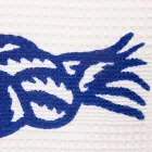 Ręcznie wykonany jednoczęściowy bawełniany ręcznik z nadrukiem Made in Italy - marki Viadurini