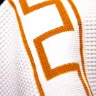 Jednoczęściowy ręcznik z włoskiej bawełny z nadrukiem artystycznym - marki Viadurini