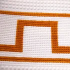 Jednoczęściowy ręcznik z włoskiej bawełny z nadrukiem artystycznym - marki Viadurini