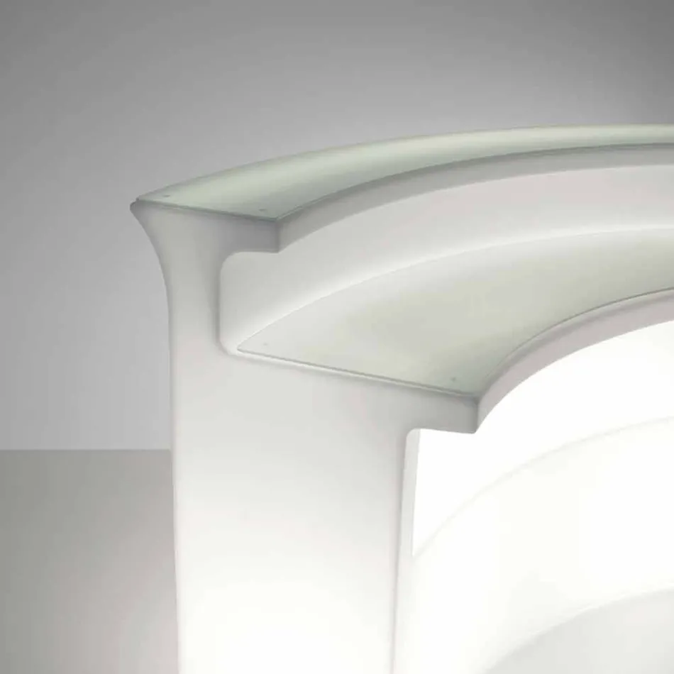 Jasny kontuar barowy Nowoczesny styl listwowy wykonany we Włoszech Viadurini