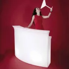 Jasny kontuar barowy Nowoczesny styl listwowy wykonany we Włoszech Viadurini