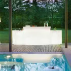 Jasny kontuar barowy Nowoczesny styl listwowy wykonany we Włoszech Viadurini