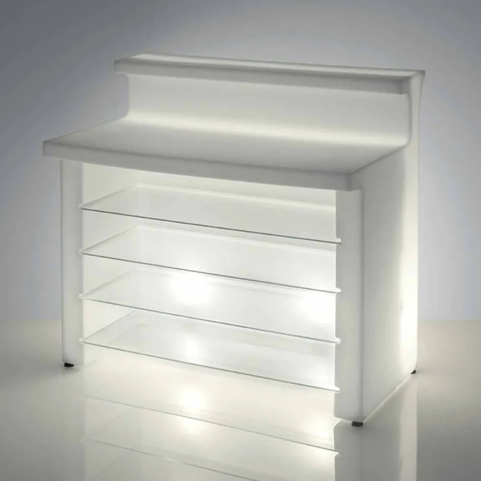 Nowoczesny blat barowy Slide Break Line bright made in Italy Viadurini