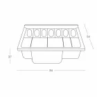 Nowoczesny blat barowy Slide Break Line bright made in Italy Viadurini