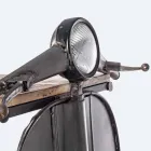 Konsola barowa z drewna mango i stali Vespa o nowoczesnym designie - szalotka Viadurini