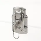 Zaprojektuj bagażnik z przezroczystego kryształu akrylowego i nowoczesnej stali - Dante Viadurini