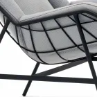 Fotel ogrodowy Bergere Varaschin Summer Set of modern design Viadurini